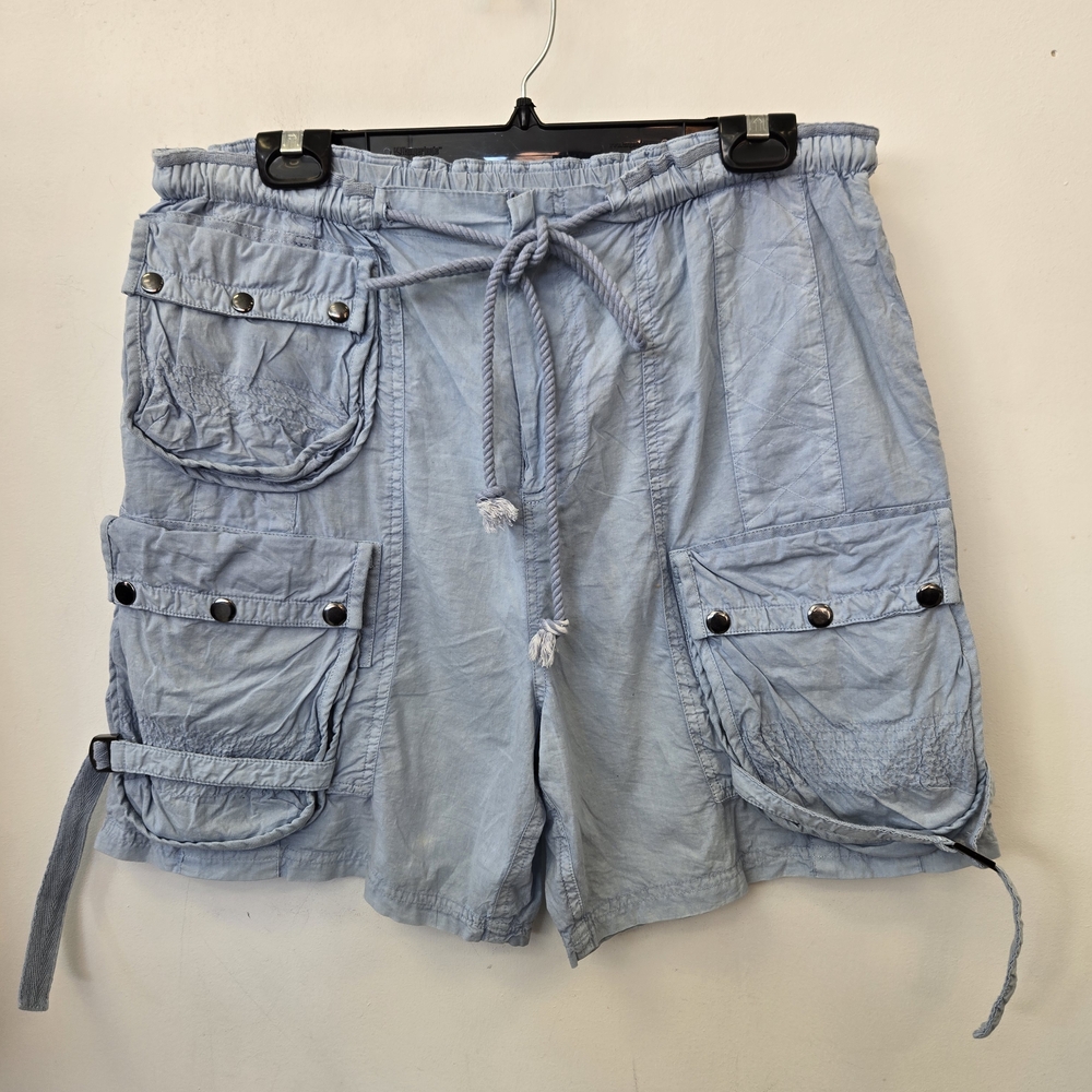 Free People Light Blue Women's Cargo Shorts